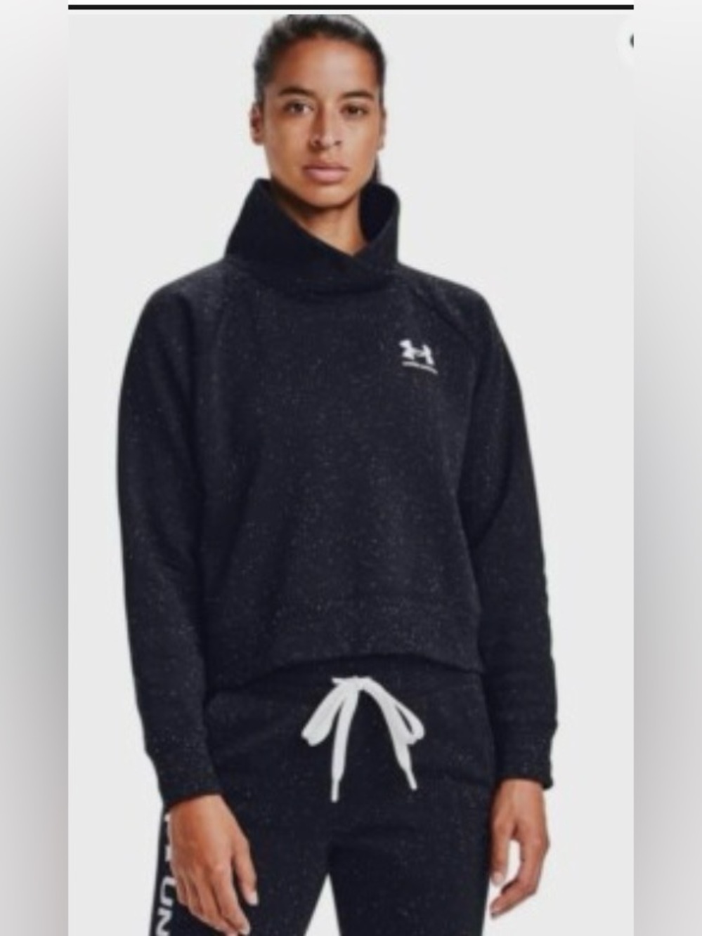 Under Armour Women's Rival Fleece Wrap Neck Pullover. SZ XXL